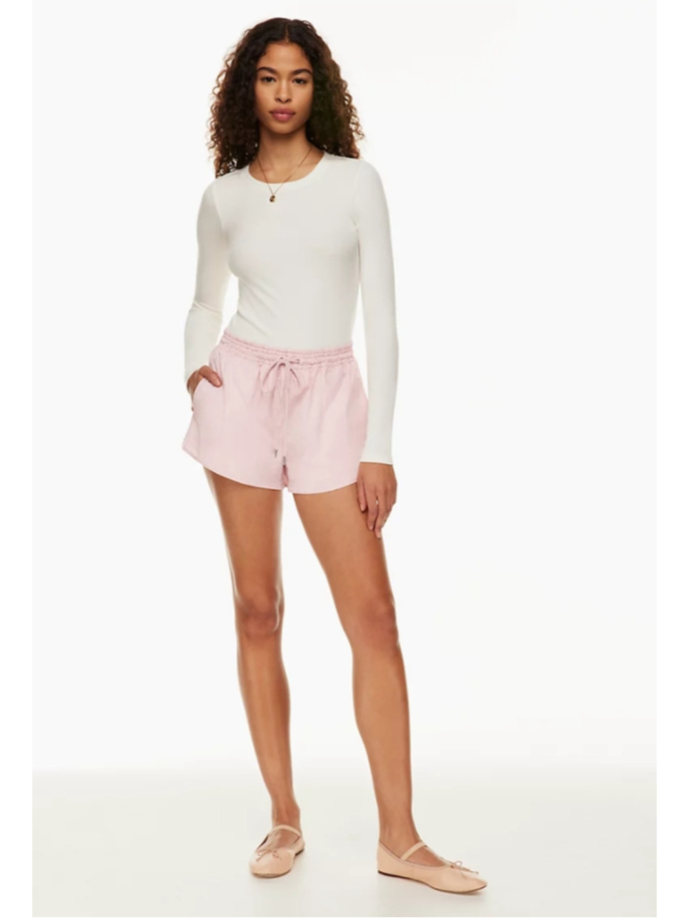 Aritzia Wilfred Free Go-To Long Sleeve Ribbed sz S